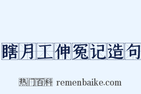 瞎月工伸冤记造句是什么意思的图片